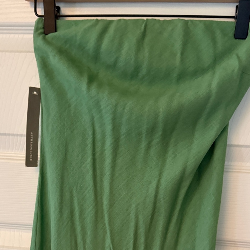 NWT Anthropologie Green Maxi Dress - Picture 2 of 6